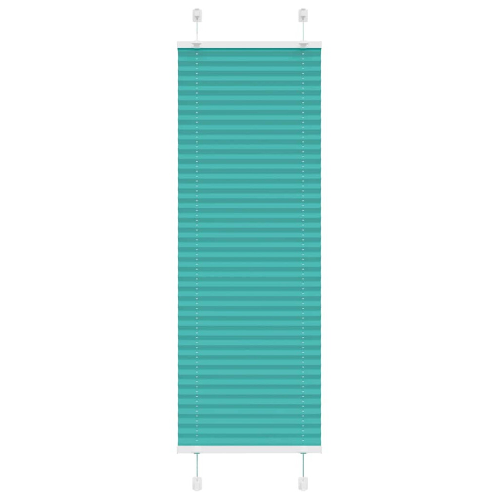 (petrol green, 45 x 100 cm) vidaXL Pleated Blind Anthracite 40x100 cm Fabric Width 39.4 cm Polyester