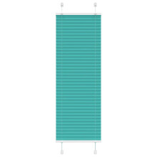 vidaXL Plissee Petrolgrün 40x150 cm Stoffbreite 39,4 cm Polyester