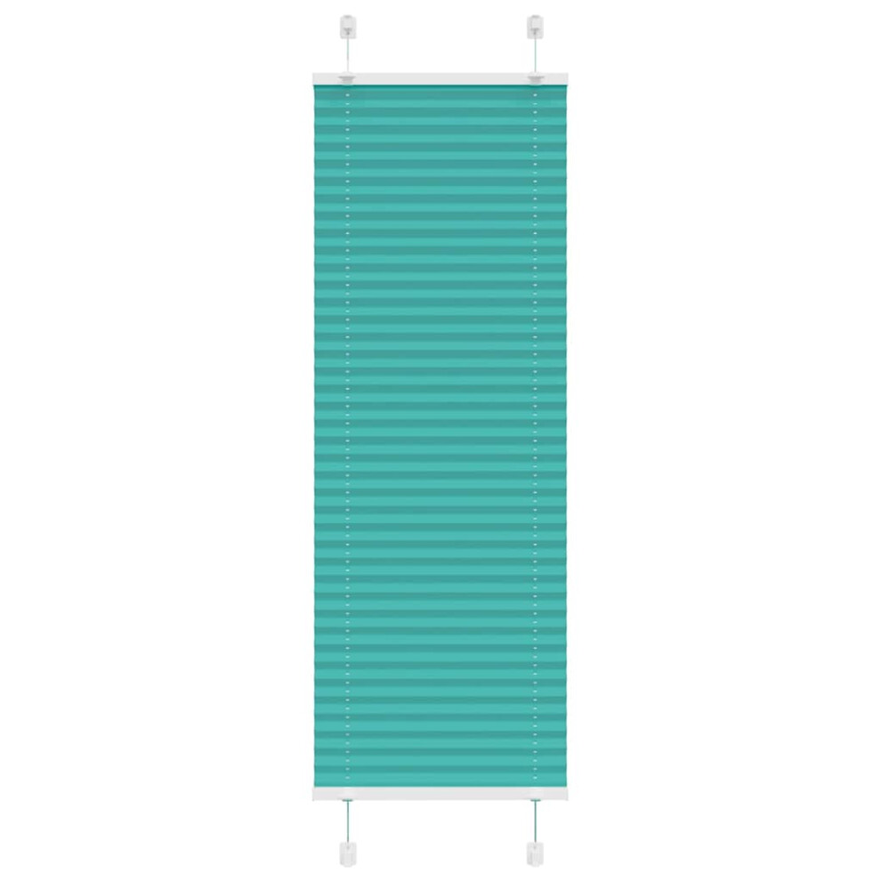 (petrol green, 50 X 150 cm) vidaXL Pleated Blind Anthracite 40x100 Cm Fabric Width 39.4 Cm Polyester