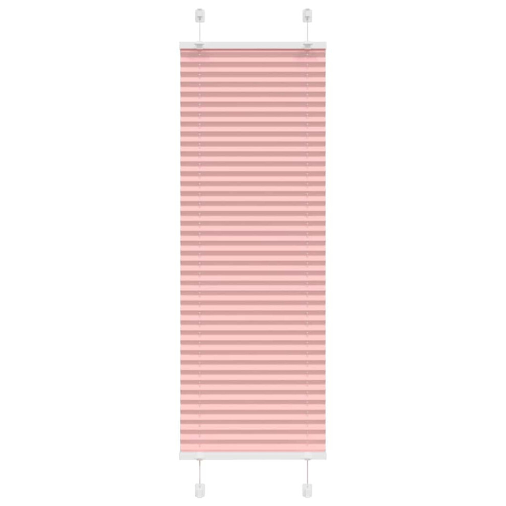 Vidaxl (Pink, 45 X 100 Cm) Pleated Blind Anthracite 40X100 Cm Fabric Width 39.4 Cm Polyester