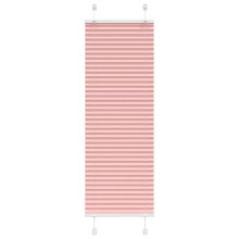 vidaXL Plissee Rosa 40x150 cm Stoffbreite 39,4 cm Polyester