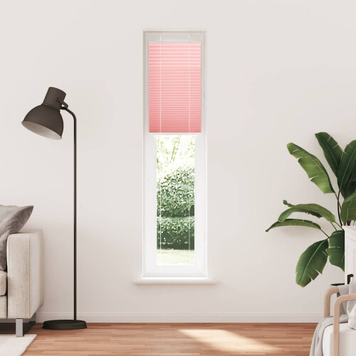 VidaXL vidaXL Plissee Rosa 40x200 cm Stoffbreite 39,4 cm Polyester 1