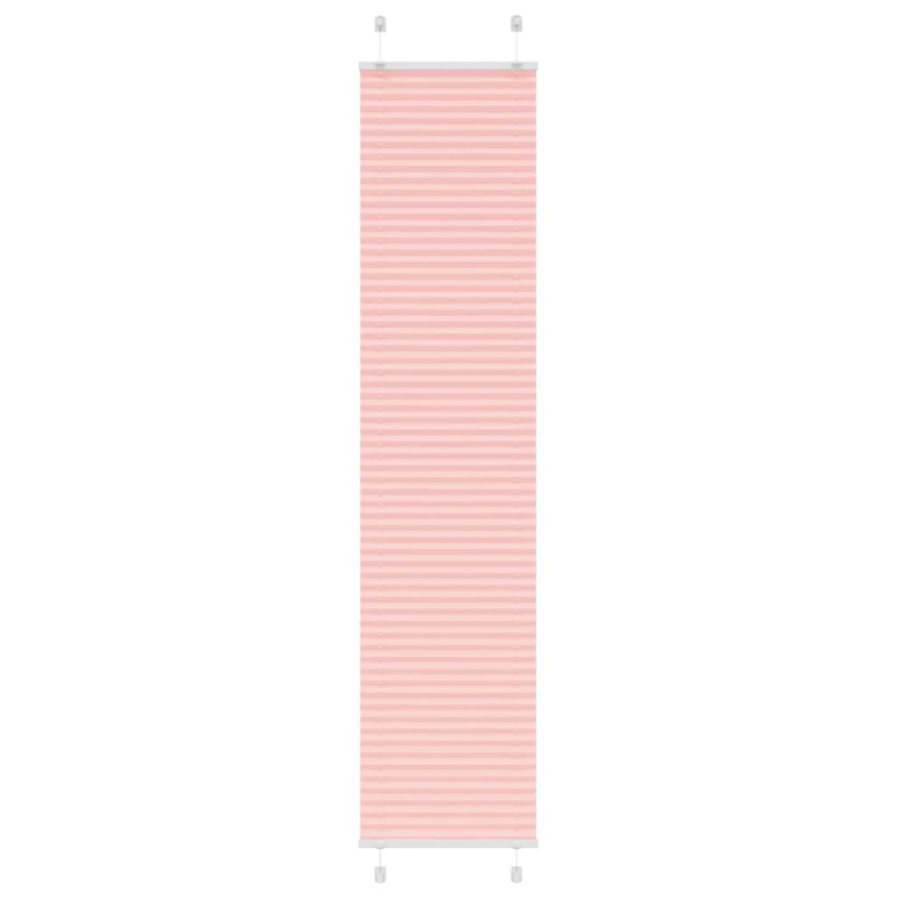 (pink, 45 x 200 cm) vidaXL Pleated Blind Anthracite 40x100 cm Fabric Width 39.4 cm Polyester