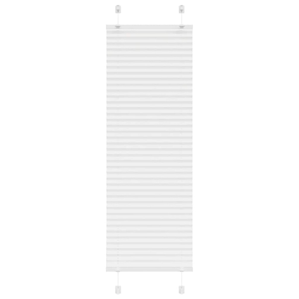 Vidaxl (White, 50 X 100 Cm) Pleated Blind Anthracite 40X100 Cm Fabric Width 39.4 Cm Polyester