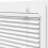 VidaXL vidaXL Plissee Weiß 40x100 cm Stoffbreite 39,4 cm Polyester 10
