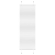 vidaXL Plissee Weiß 40x150 cm Stoffbreite 39,4 cm Polyester
