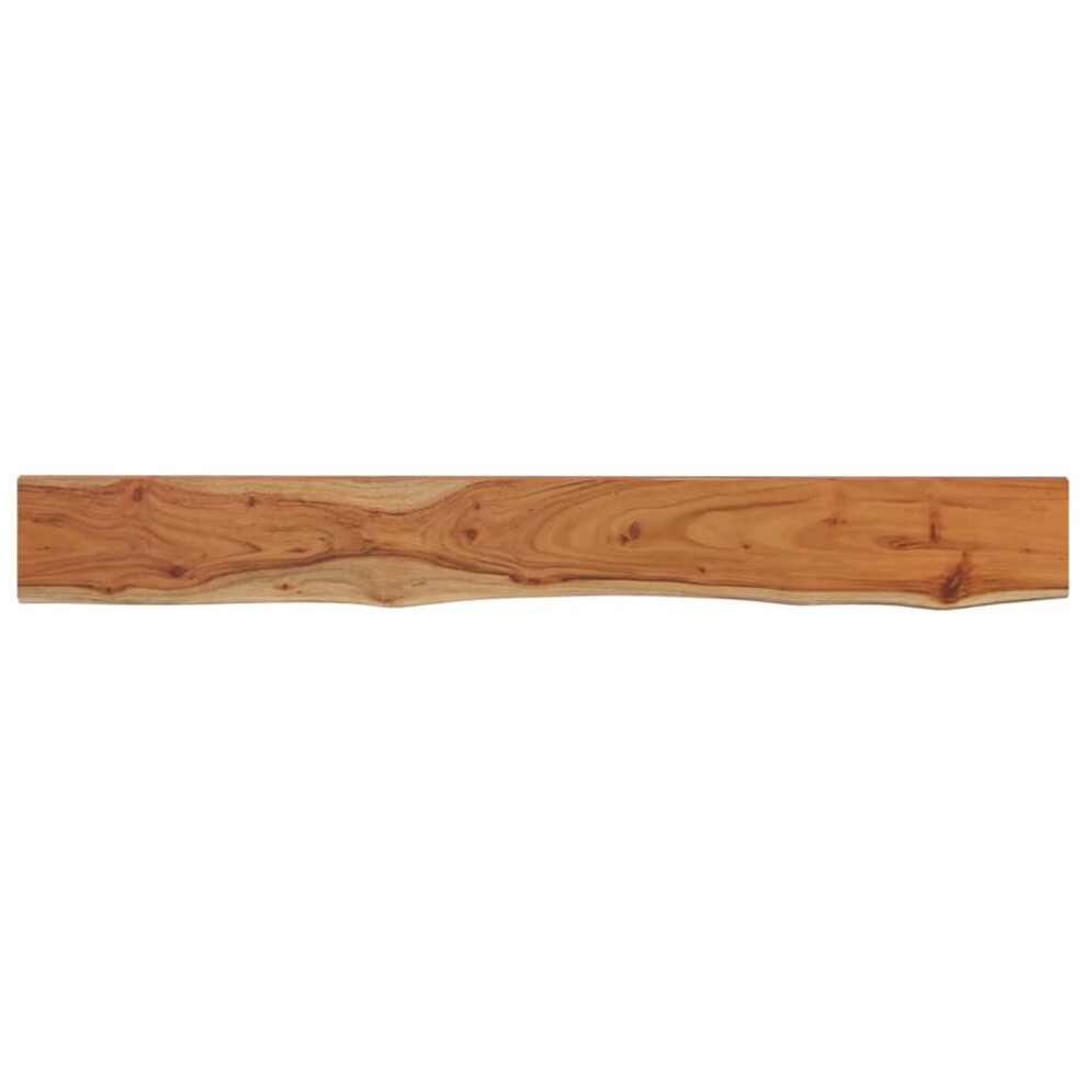 Vidaxl Wall Shelf Floating Shelf Rack Rectangular Solid Wood Acacia Live Edge