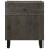 VidaXL vidaXL Bedside Cabinet Black 50x33x60 cm Solid Wood Mango bedside table 3