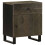 VidaXL vidaXL Bedside Cabinet Black 50x33x60 cm Solid Wood Mango bedside table 1
