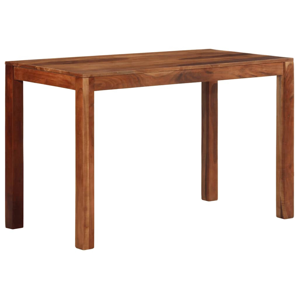 vidaXL Dining Table 120x60x76 cm Solid Wood Acacia dining room table