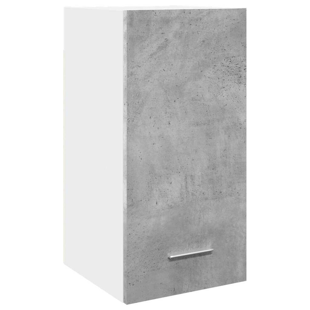 vidaXL Hanging Cabinet Concrete Grey 30x31x60 Cm Engineered Wood