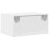 VidaXL vidaXL Wall-mounted Bedside Cabinets with LED Lights 2 pcs White cabinet 9