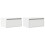 VidaXL vidaXL Wall-mounted Bedside Cabinets with LED Lights 2 pcs White cabinet 3