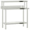 VidaXL vidaXL Kitchen Work Table with Overshelf Prep Catering Table Stainless Steel 2