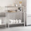 VidaXL vidaXL Kitchen Work Table with Overshelf Prep Catering Table Stainless Steel 3
