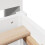VidaXL vidaXL Bed Frame without Mattress Bed Base White 135x190 cm Solid Wood Pine 9