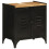 VidaXL vidaXL Bathroom Sink Cabinet Storage Vanity Unit Iron and Solid Wood Mango 1