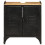VidaXL vidaXL Bathroom Sink Cabinet Storage Vanity Unit Iron and Solid Wood Mango 3