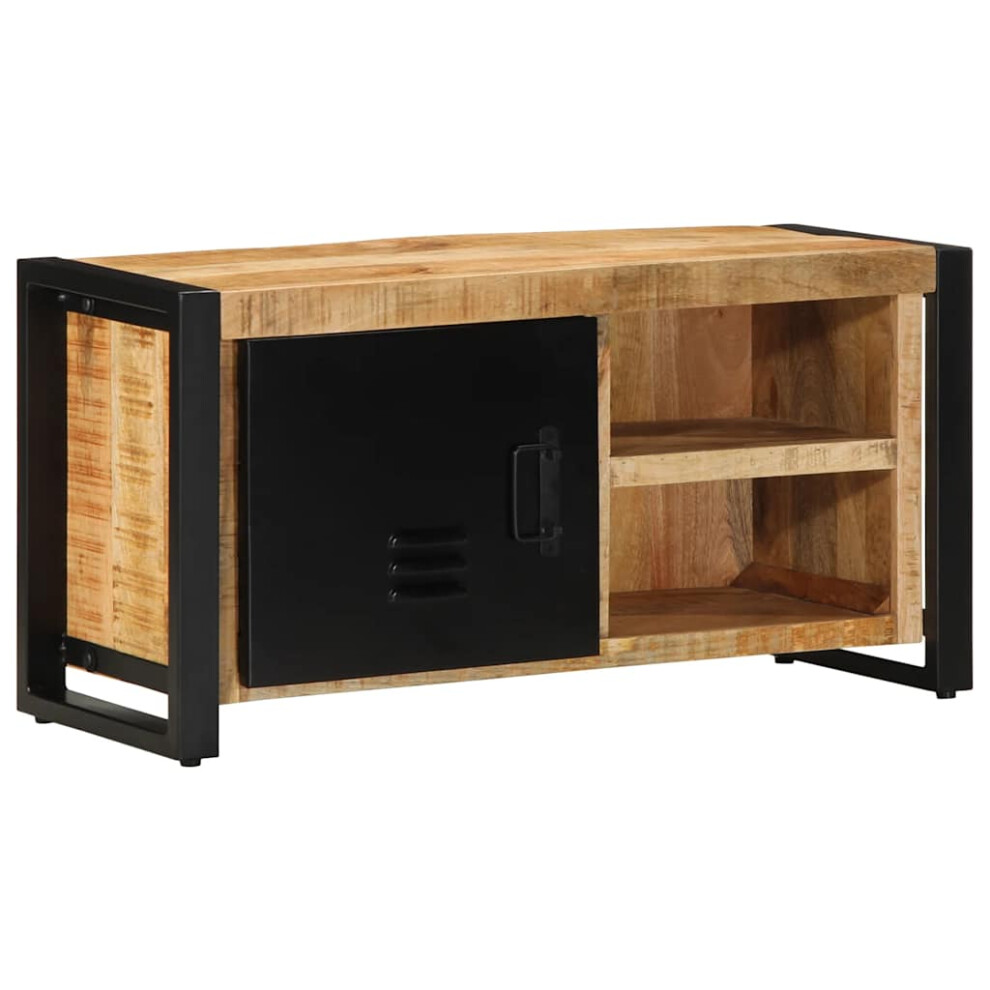 vidaXL TV Cabinet 80x30x40 cm Solid Rough Wood Mango tv stand tv sideboard