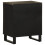 VidaXL vidaXL Bedside Cabinet Black 50x33x60 cm Solid Wood Mango bedside table 5