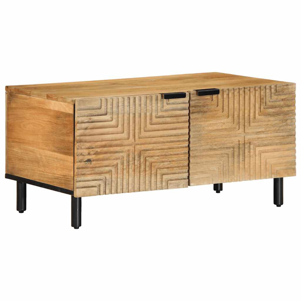 Vidaxl Coffee Table Brown 80X50x40 Cm Solid Wood Mango Side Table