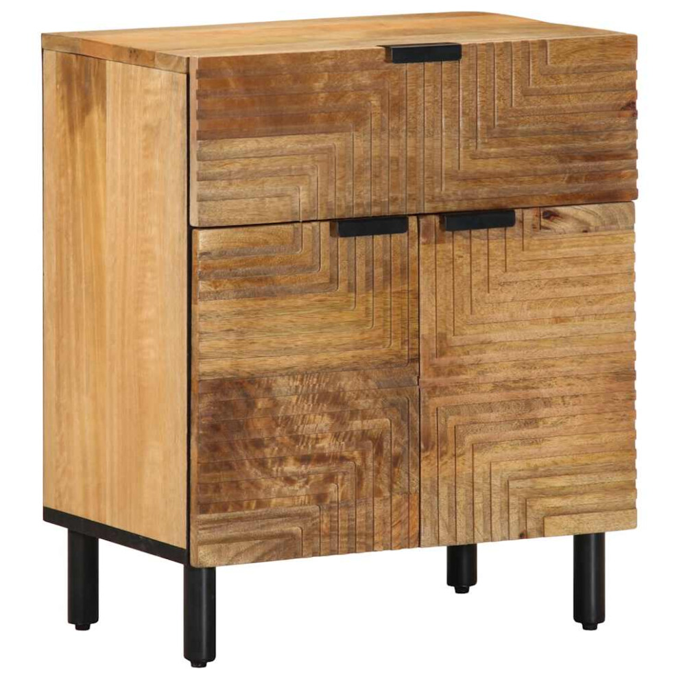 vidaXL Bedside Cabinet Brown 50x33x60 cm Solid Wood Mango bedside table