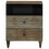 VidaXL vidaXL Bedside Cabinet Light Grey 50x33x60 cm Solid Wood Mango bedside table 2
