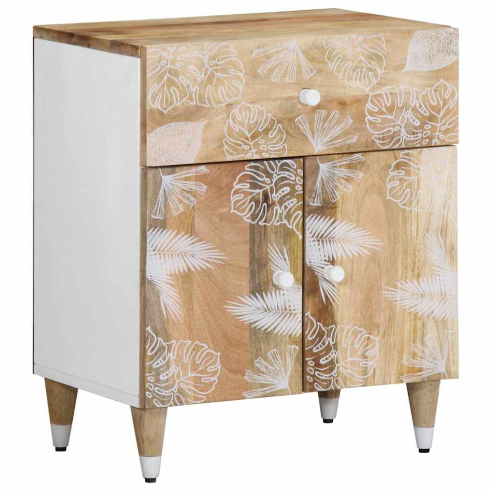 vidaXL Bedside Cabinet 50x33x60 cm Solid Wood Mango bedside table nightstand