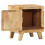 VidaXL vidaXL Bedside Cabinet 40x32x46 cm Solid Wood Rough Mango bedside table 5