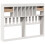 VidaXL vidaXL Headboard with Storage Bedroom Bed Header White 140 cm Solid Wood Pine 6