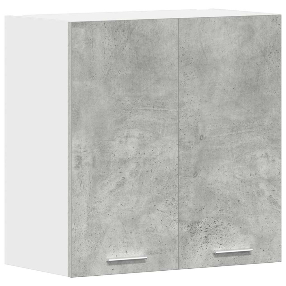 Vidaxl Kitchen Wall Cabinet Concrete Grey 60X31x60 Cm Engineered Wood
