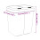 VidaXL vidaXL Duo Mülleimer Anthrazit 2x25 L 6