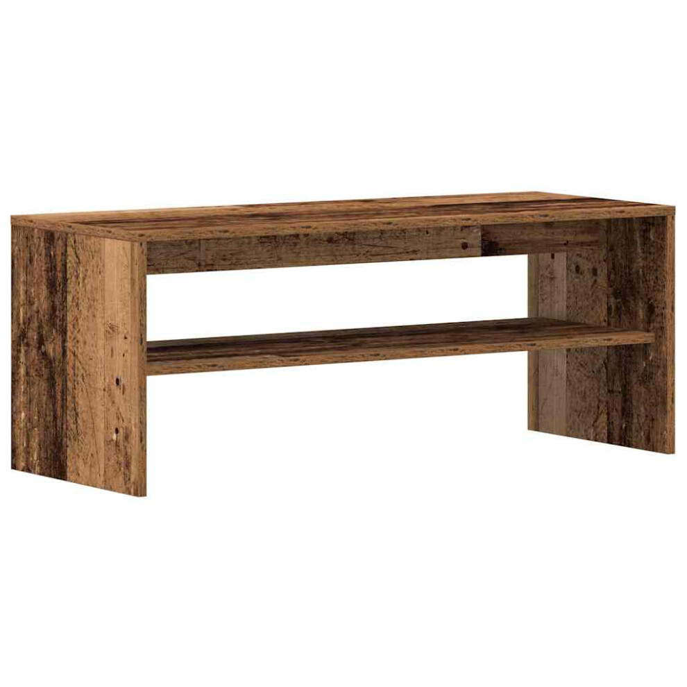 Vidaxl Tv Cabinet Old Wood 100X40x40 Cm Engineered Wood Tv Stand Tv Sideboard