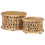 VidaXL vidaXL Juego de 2 Mesas de Café de Madera Sólida de Mango 8