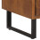 VidaXL vidaXL Solid Mango Wood Bedside Cabinet Bedroom Nightstand Side Table Unit 5