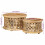 VidaXL vidaXL Juego de 2 Mesas de Café de Madera Sólida de Mango 4