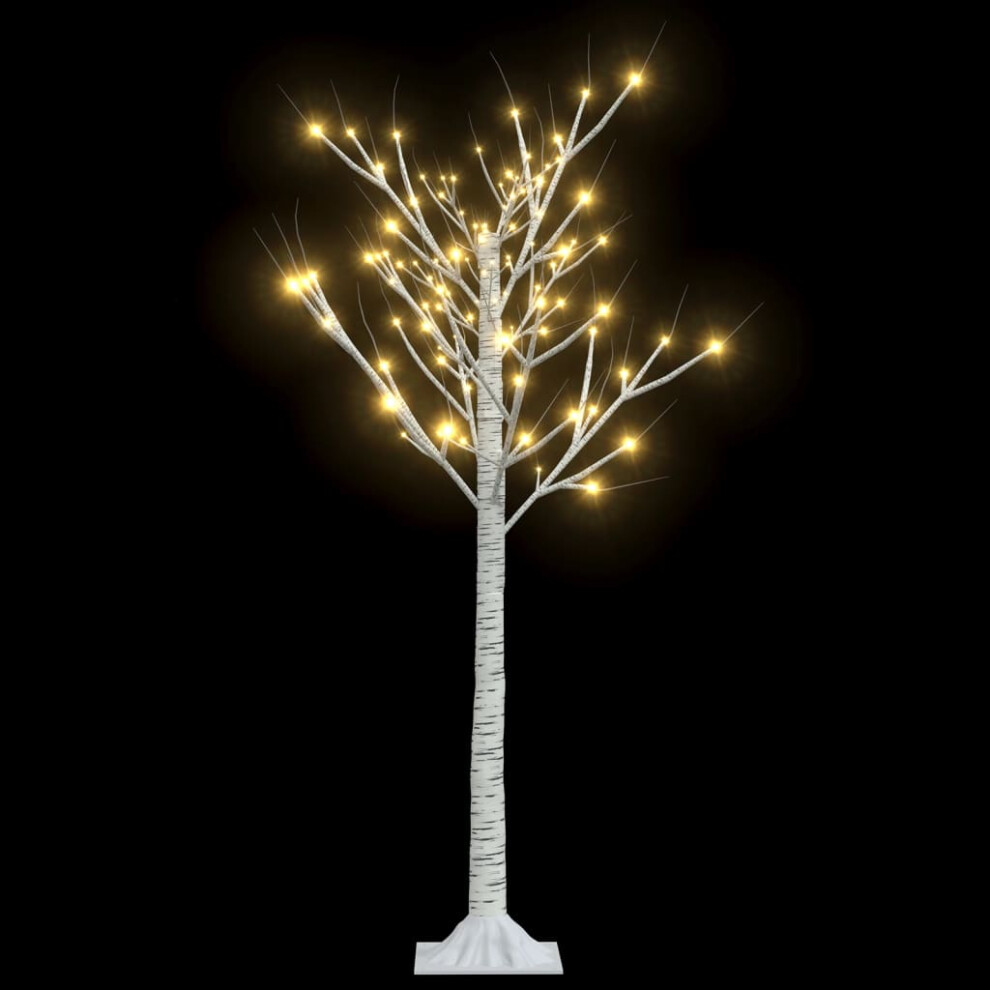 vidaXL Christmas Tree 128 LEDs Warm White Willow Indoor Outdoor Xmas Decor