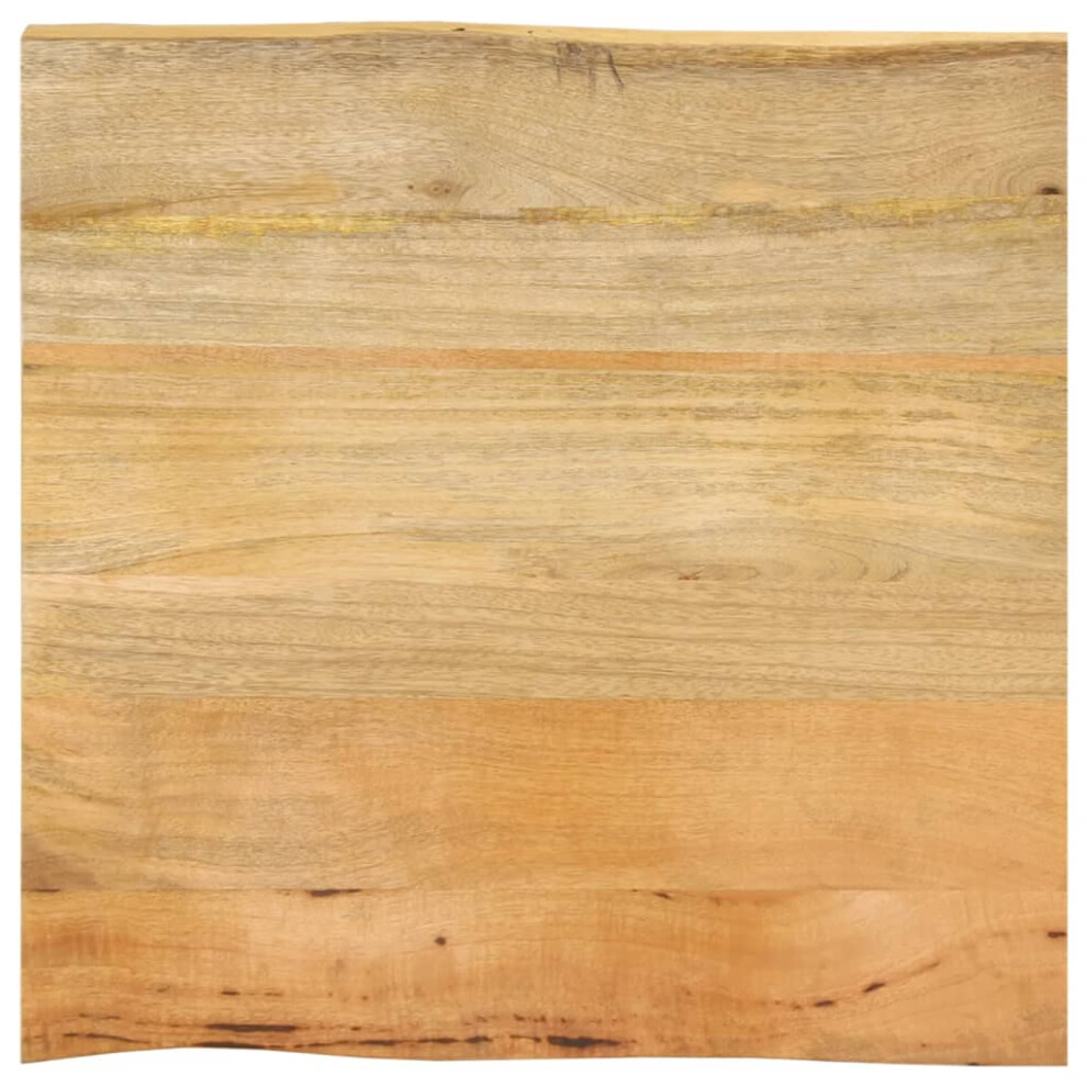Vidaxl Table Top Live Edge Replacement Board Dining Table Top Solid Wood Mango