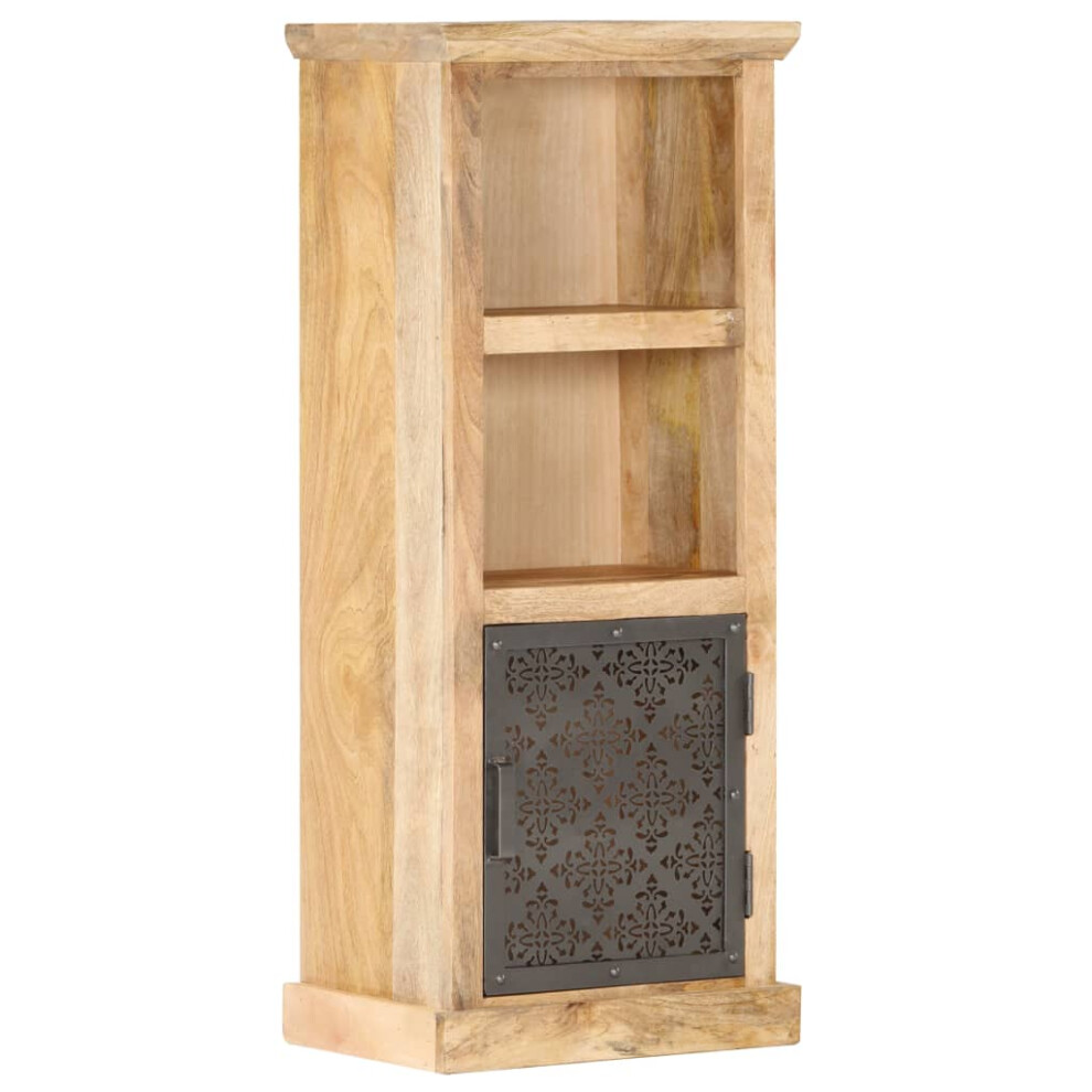 Vidaxl Solid Mango Wood Highboard With Door Office Storage Cabinet Furniture