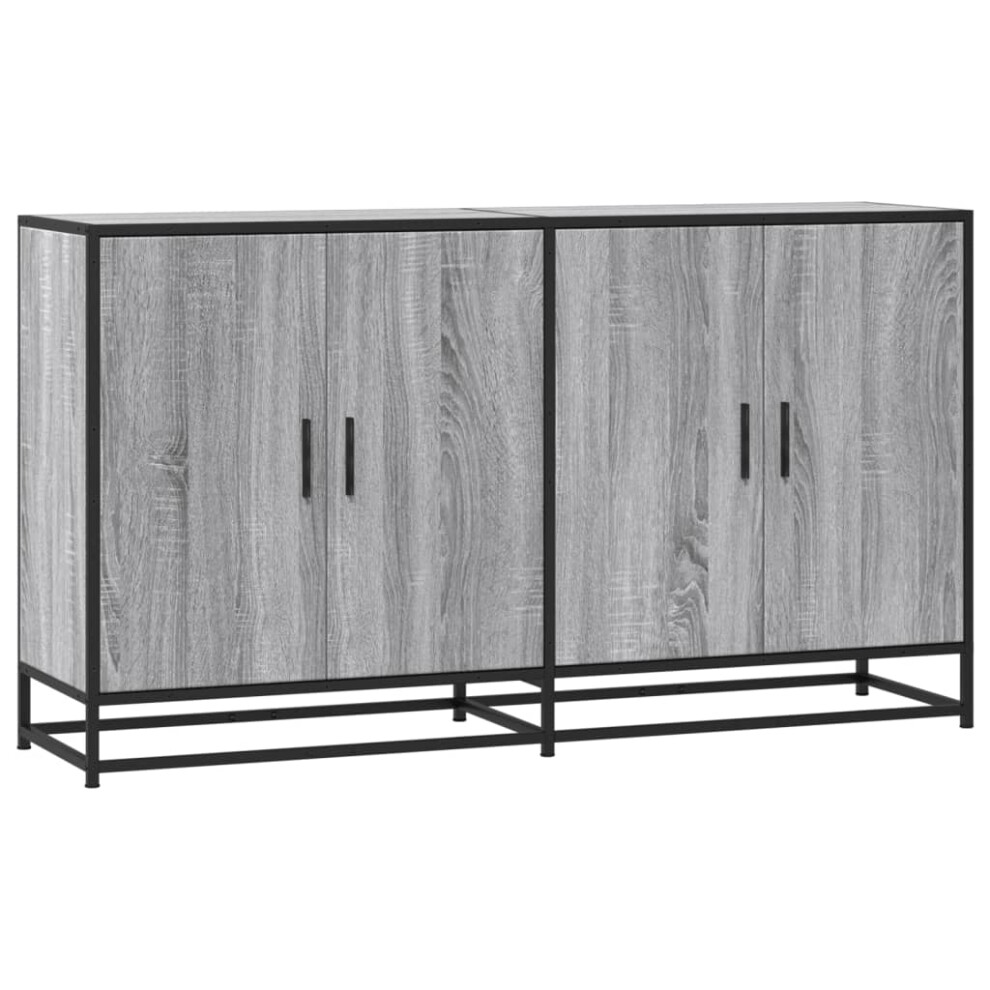 vidaXL Sideboard Cupboard Side Cabinet Highboard Grey Sonoma Engineered Wood-image-OPC-PFW829F-NEW