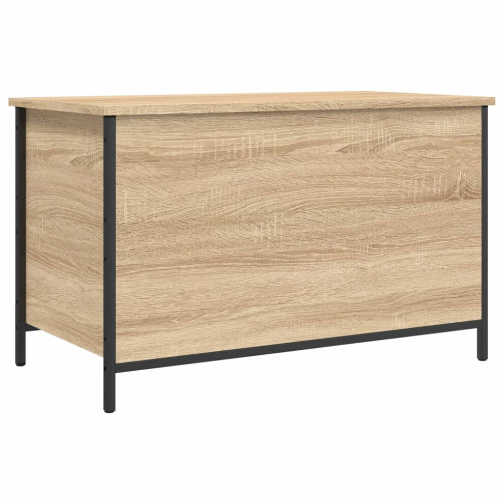 vidaXL Storage Bench Hallway Bench Storage Box Sonoma Oak Engineered Wood