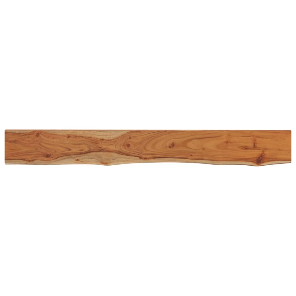 Vidaxl Wall Shelf Floating Shelf Rack Rectangular Solid Wood Acacia Live Edge