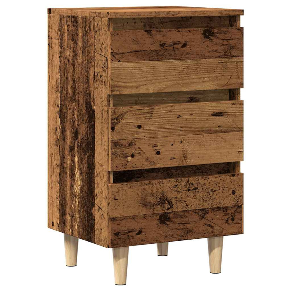 Vidaxl Bedside Cabinet Old Wood 40X35x69 Cm Engineered Wood Bedside Table