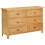 VidaXL vidaXL Kommode 105x33,5x73 cm Massivholz Eiche 1