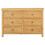 VidaXL vidaXL Kommode 105x33,5x73 cm Massivholz Eiche 2