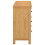VidaXL vidaXL Kommode 105x33,5x73 cm Massivholz Eiche 3