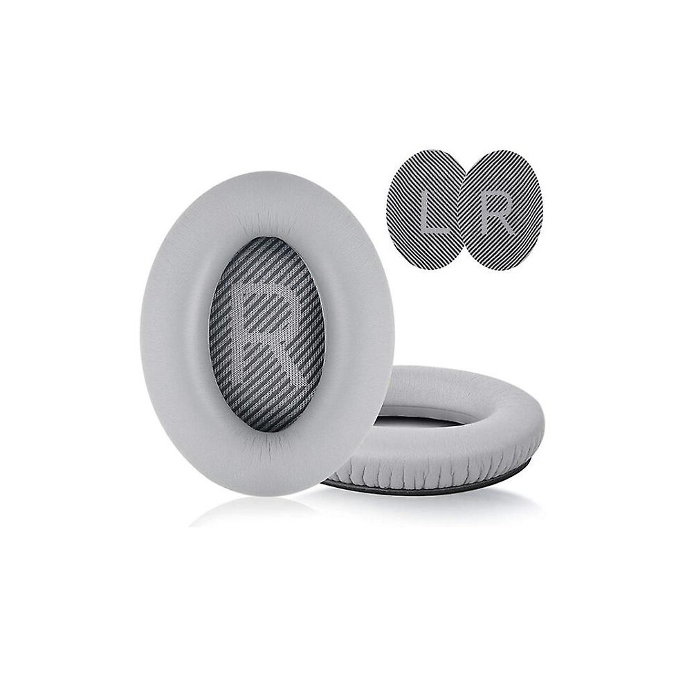 (Gray) Ear Pads For Bose Quietcomfort - Qc/Qc25/Qc15/Ae2 Headphones Gray
