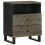 VidaXL vidaXL Bedside Cabinet Black 50x33x62 cm Solid Wood Mango bedside table 1