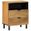 VidaXL vidaXL Bedside Cabinet Brown 50x33x62 cm Solid Wood Mango bedside table 1