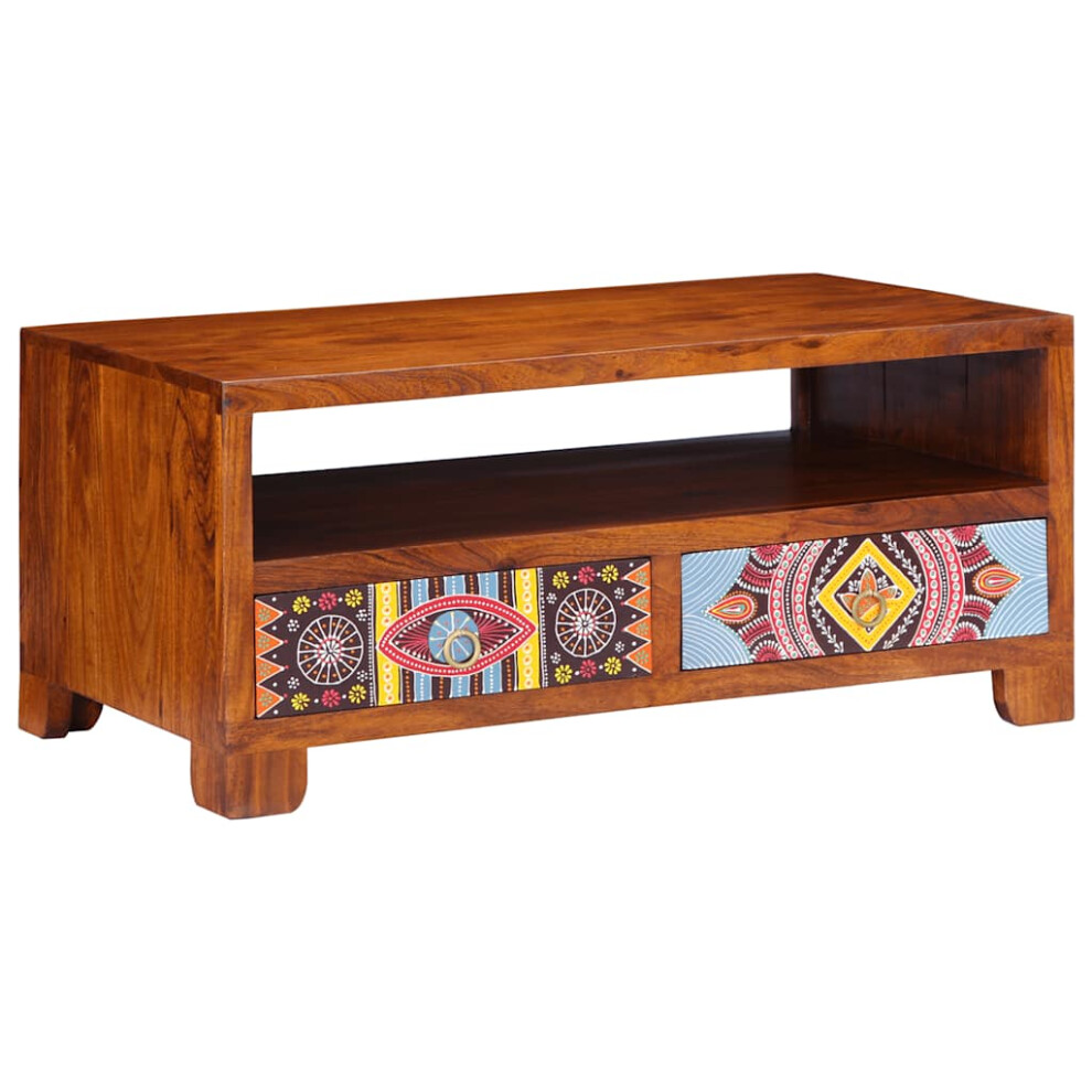 vidaXL Coffee Table 90x50x40 cm Solid Wood Acacia side table living room table